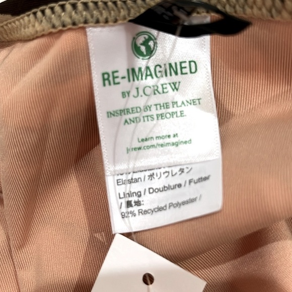 J. Crew Zebra Print Front Twist One Piece Swimsuit Plus Size 24 NWT - Picture 8 of 12